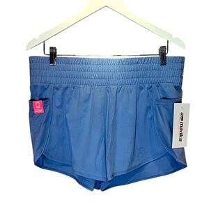 New Marika Women’s Athletic Running Shorts Size Large Periwinkle Color NWT